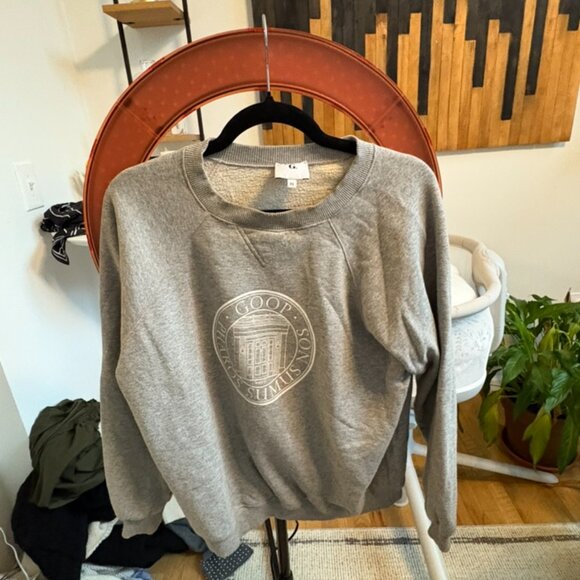 G. Label goop University Sweatshirt Gray Size XS RARE! - Picture 4 of 5